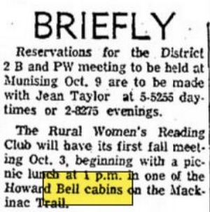 Bells Cabins - Sep 1966 Article (newer photo)